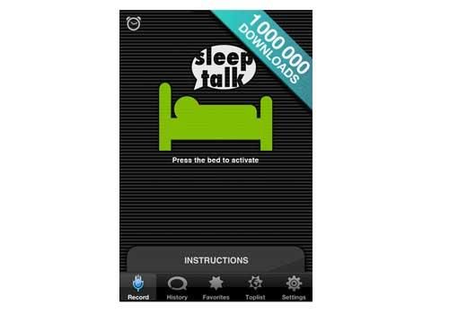 睡眠小工具 -  Sleep Talk Recorder會告訴你你的夢想