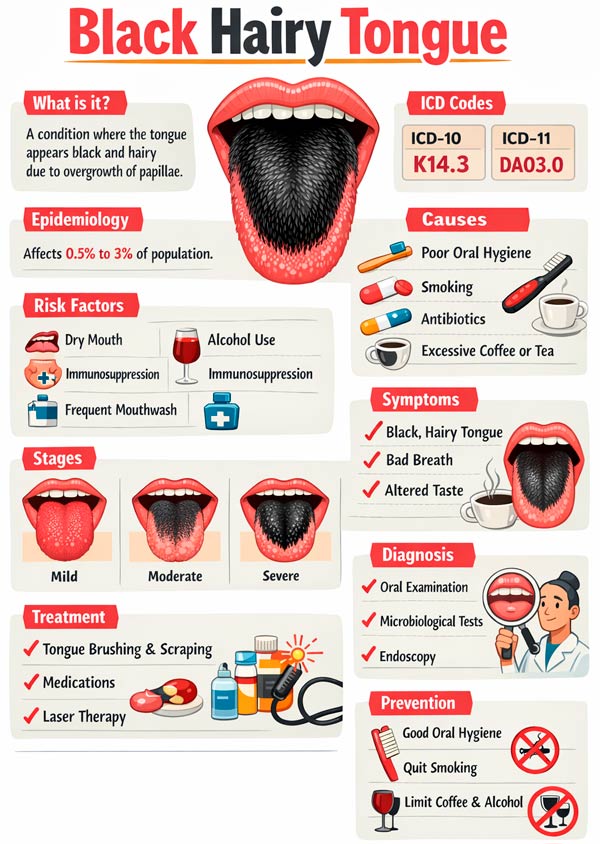 黑毛舌：病因、症状、诊断和治疗 | Health Facts——循证医学