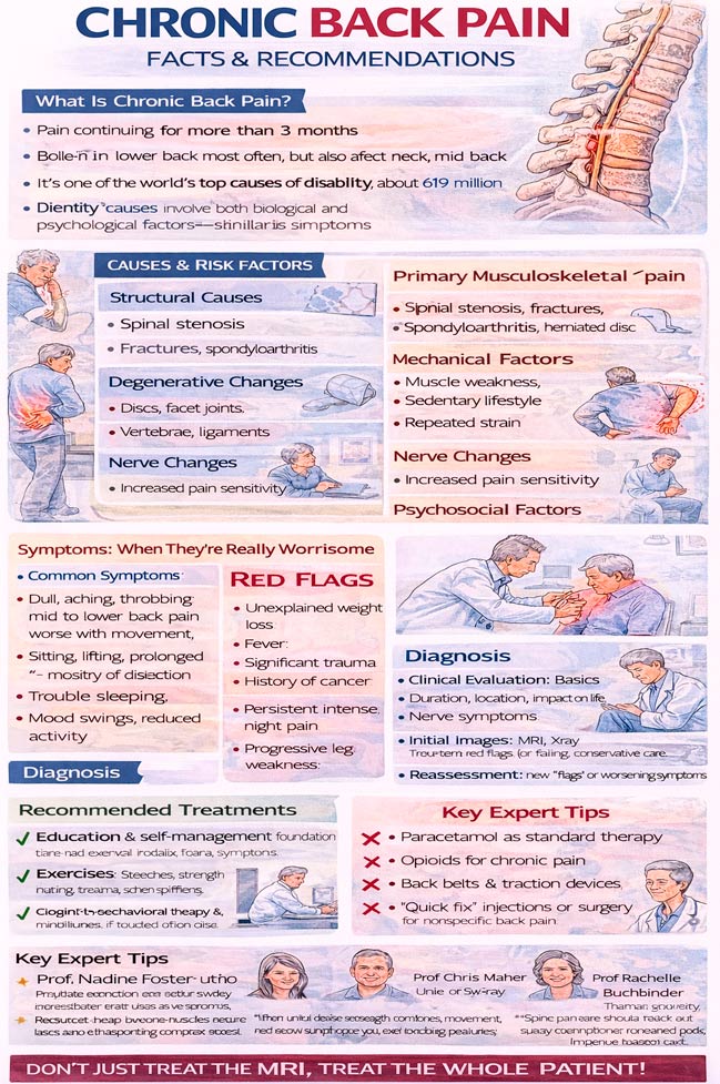 慢性背痛:病因、诊断、治疗和预后 | Health Facts——循证医学