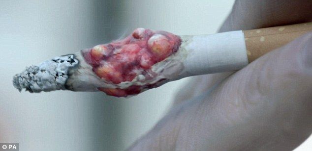 在英國推出了一種可怕的反廣告捲菸